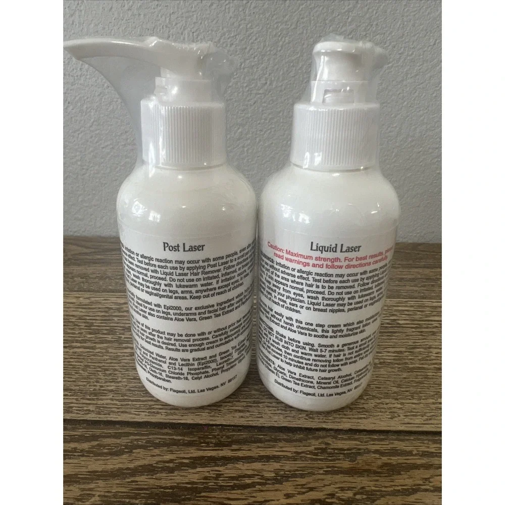 Serious Skin Care Set Liquid Laser and Post‎ Laser 4 oz Each